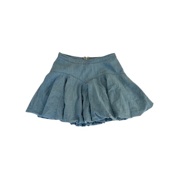 Mable Dresses & Skirts - Light Wash Denim Mini Skirt by Mable Size Small